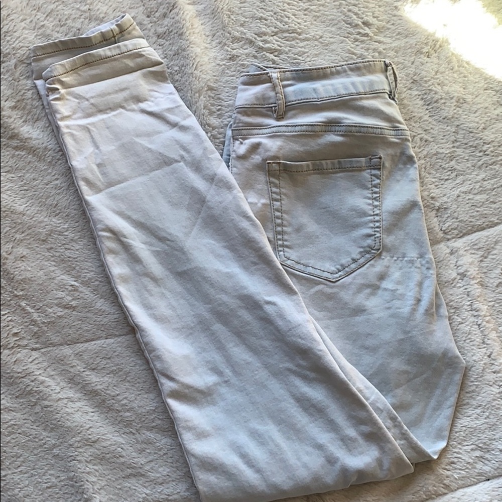 light washed jeans
